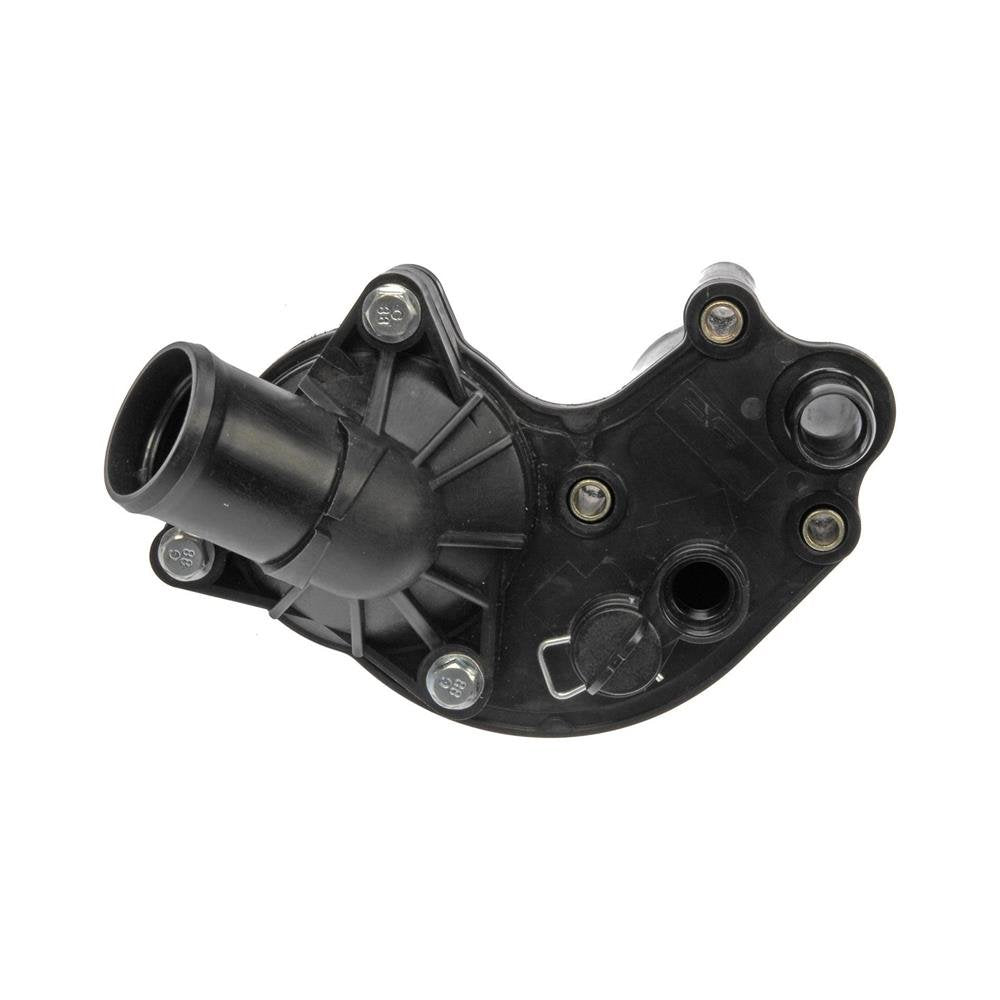 Dorman Engine Coolant Thermostat Housing Assembly, Model 902-860, Plastic, Black, Compatible with Ford/Mercury Models