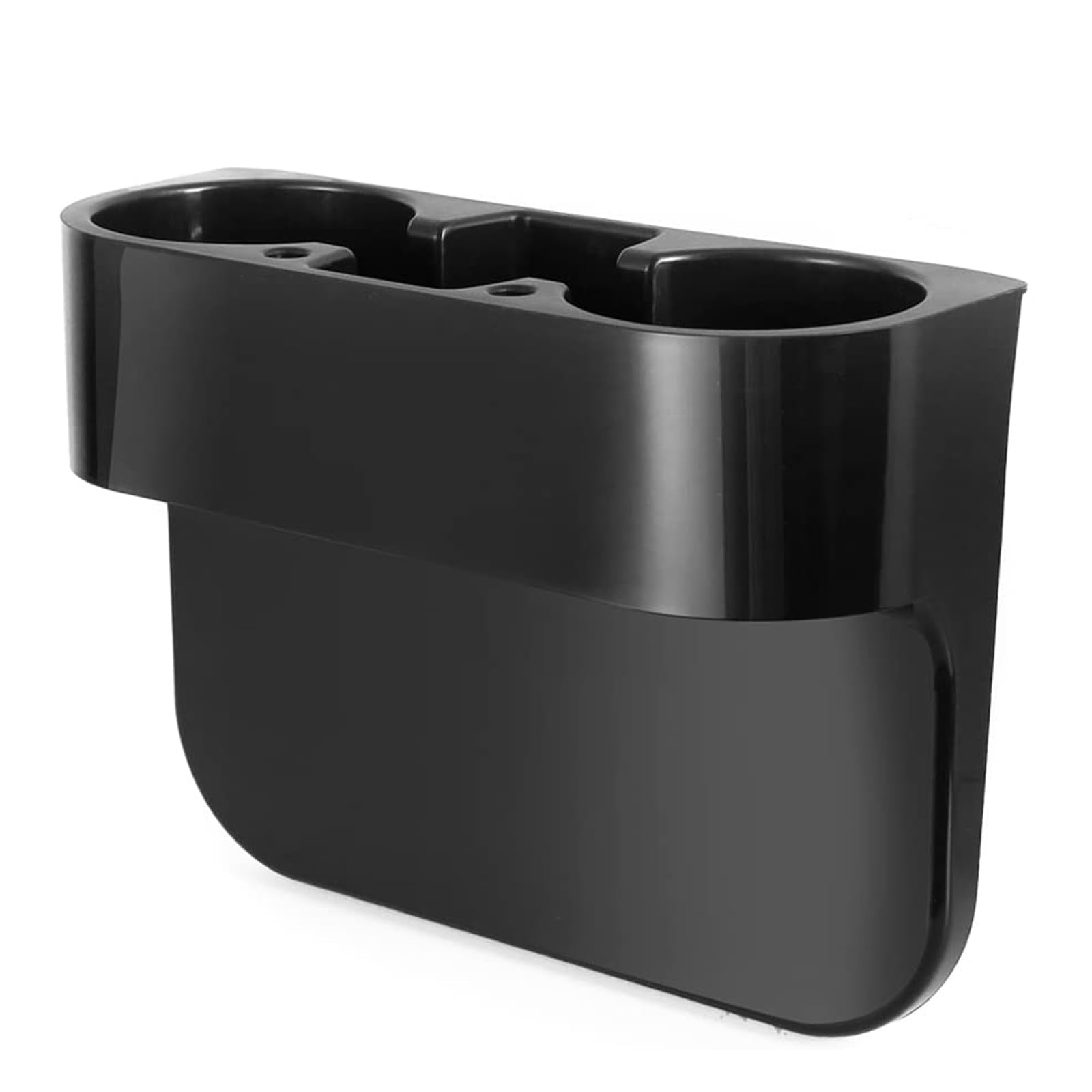Heart Horse Cup Holder Portable Multifunction Vehicle Seat Cup Cell Phone Drinks Holder Box Car Interior Organizer (Black)