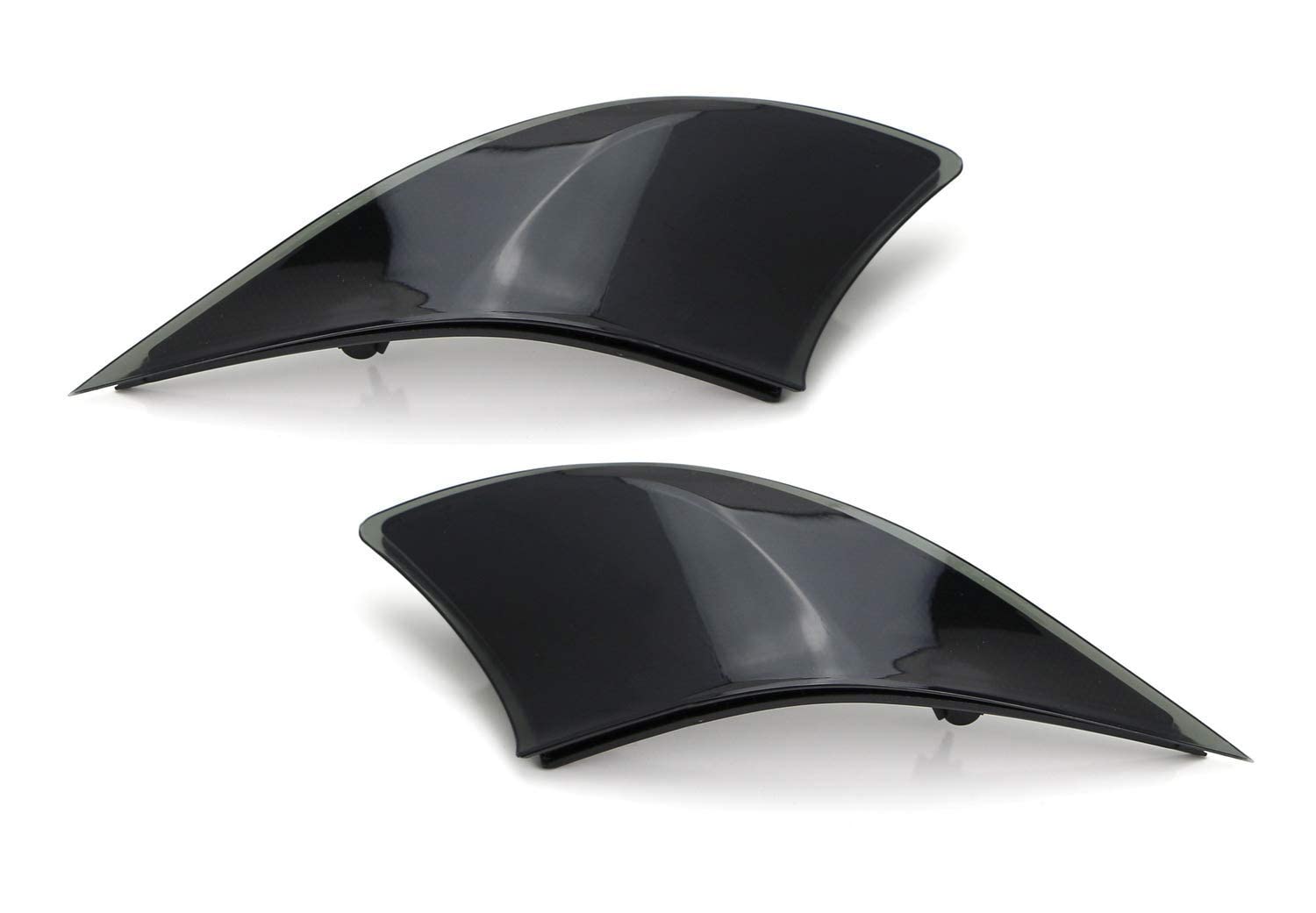 iJDMTOY Rear Bumper Reflector Lenses for 2014-2020 Lexus IS, Smoked Lens, OE-Spec Assembly