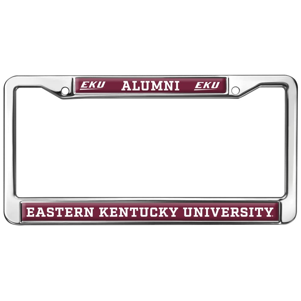 Eastern Kentucky University Alumni Full Size Standard License Plate Metal Frame