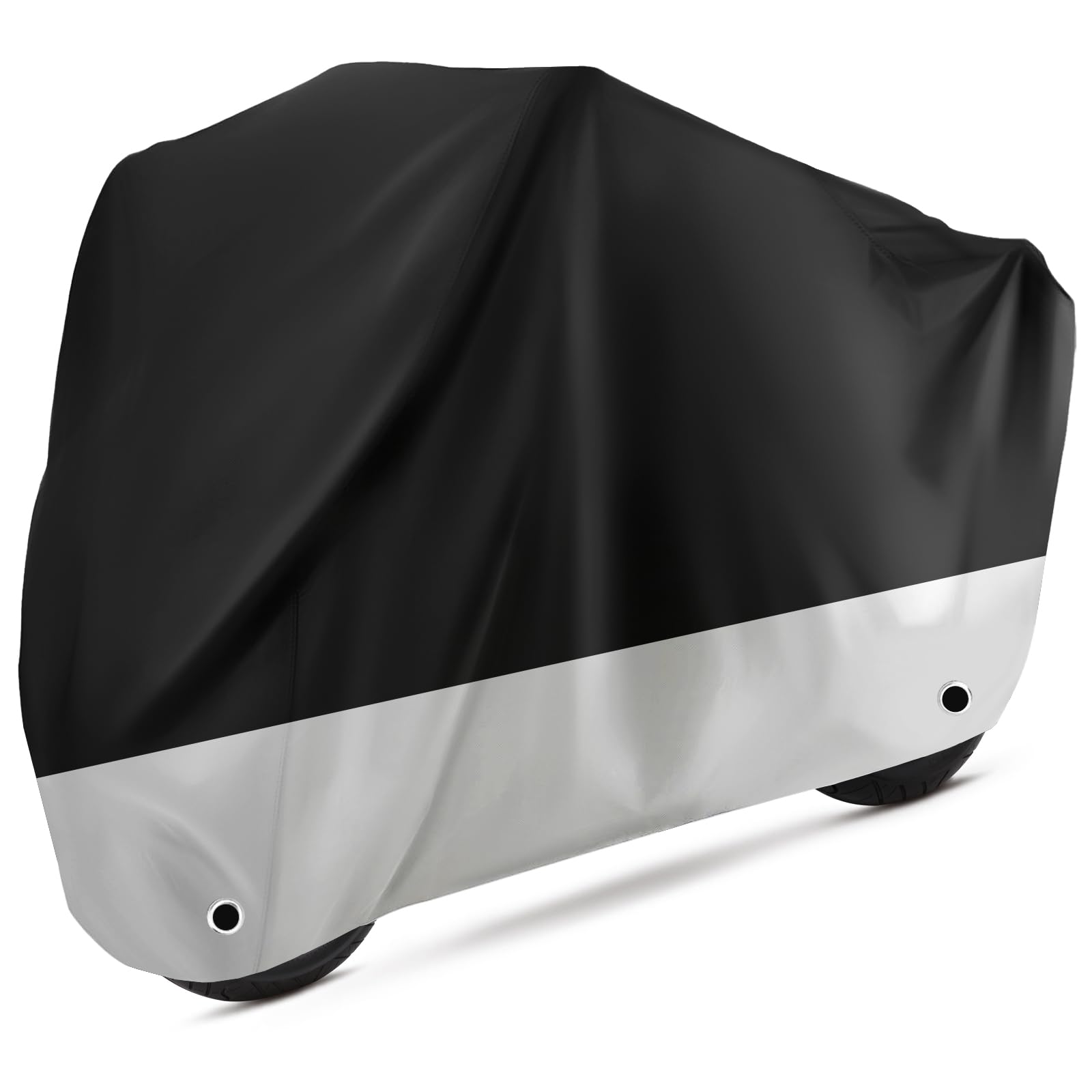 Tokept Motorcycle Cover Waterproof Outdoor Protection with Lock-Holes & Storage Bag Fits up to 96 Motorcycles Vehicle Cover fo