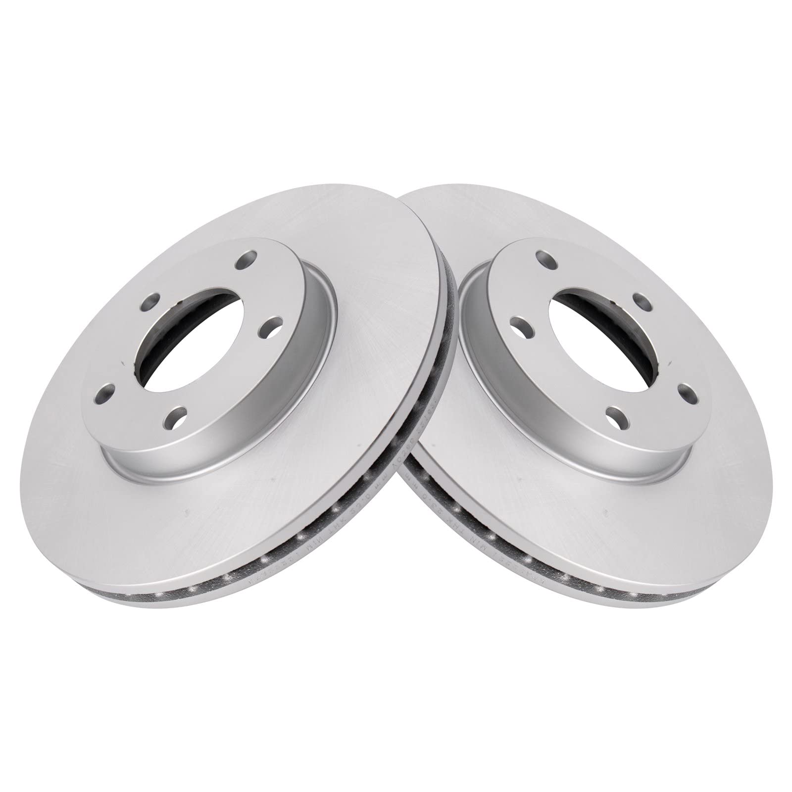 Trq Front Brake Rotors Set Vented Compatible With 2011-2022 Nissan Leaf 2013-2021 Nv200