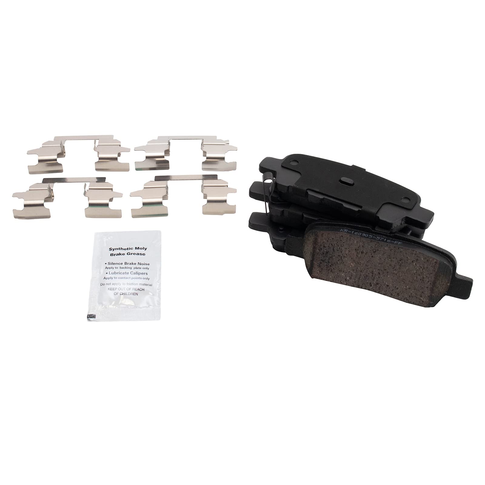 Trq Rear Brake Pad & Rotor Kit Brake Pads Brake Rotor Ceramic Premium G-Coated Compatible With 2008-2013 Infiniti G37 2014-2015