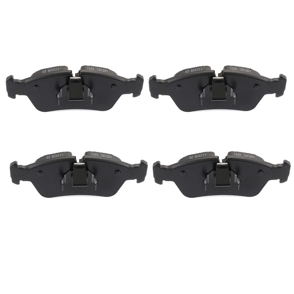 Cciyu D781 Front Semi-Metallic Disc Brake Pads Kit For Bmw 318I 318Is 318Ti 320I 323Ci 323I 323Is 325Ci 325I 325Is 325Xi 328Ci 3