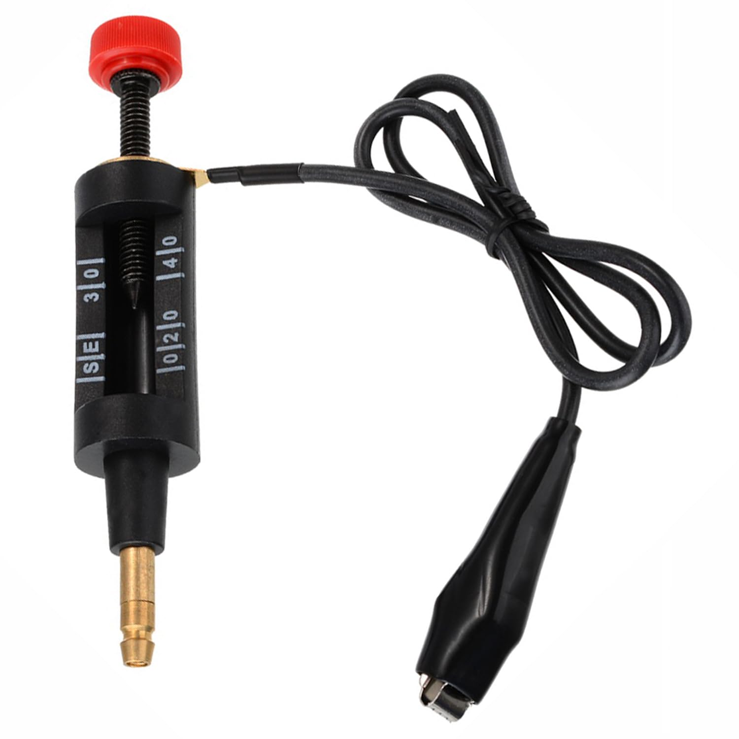 Savildo Ignition Coil Tester Adjustable Spark Coil-on Tester Spark Plug Tester Coil-on Plug Ignition Spark Circuit Tester Autos 