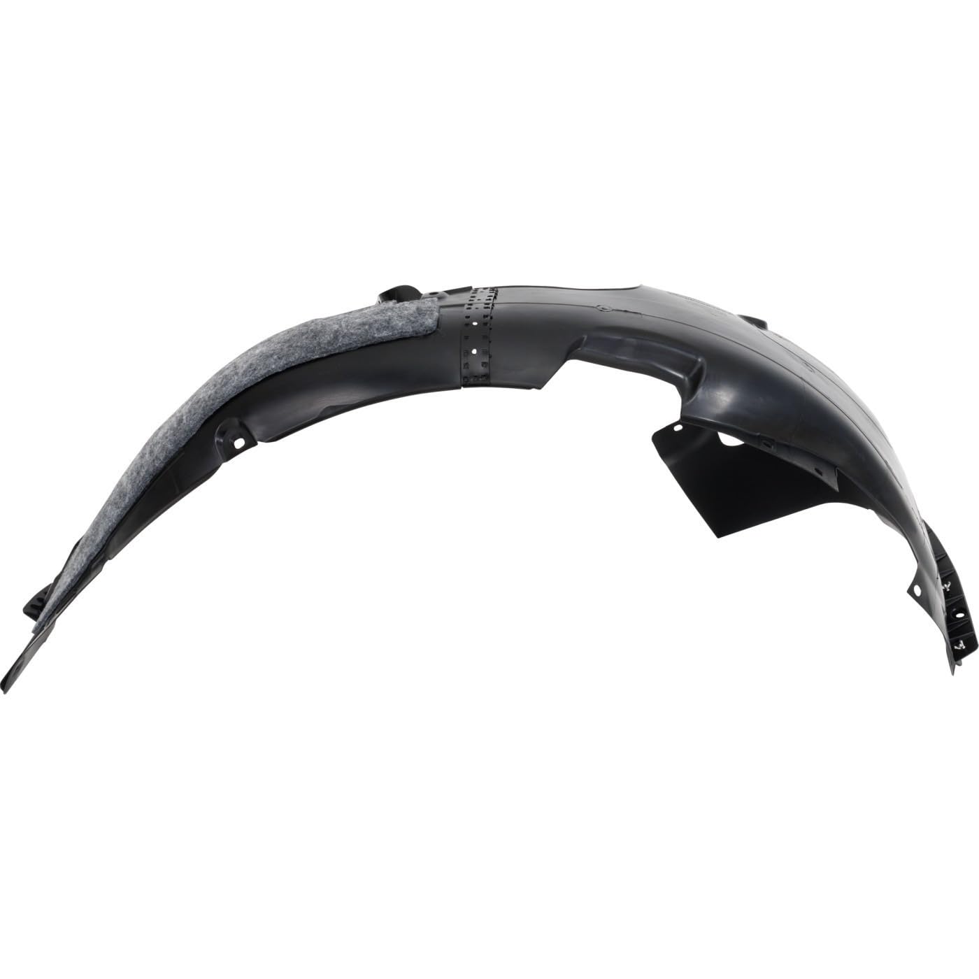 Fitrite Auto Parts New Front Right Passenger Side Fender Liner For 2017-2018 Hyundai Elantra Sedan Made Of Pp Plastic, Injection