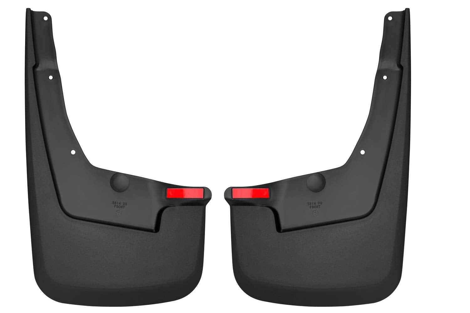 Husky Liners - Front Mud Guards | 2019 - 2022 Dodge Ram 1500 W/Out Oem Fender Flares, Front Set - Black, 2 Pc | 58141