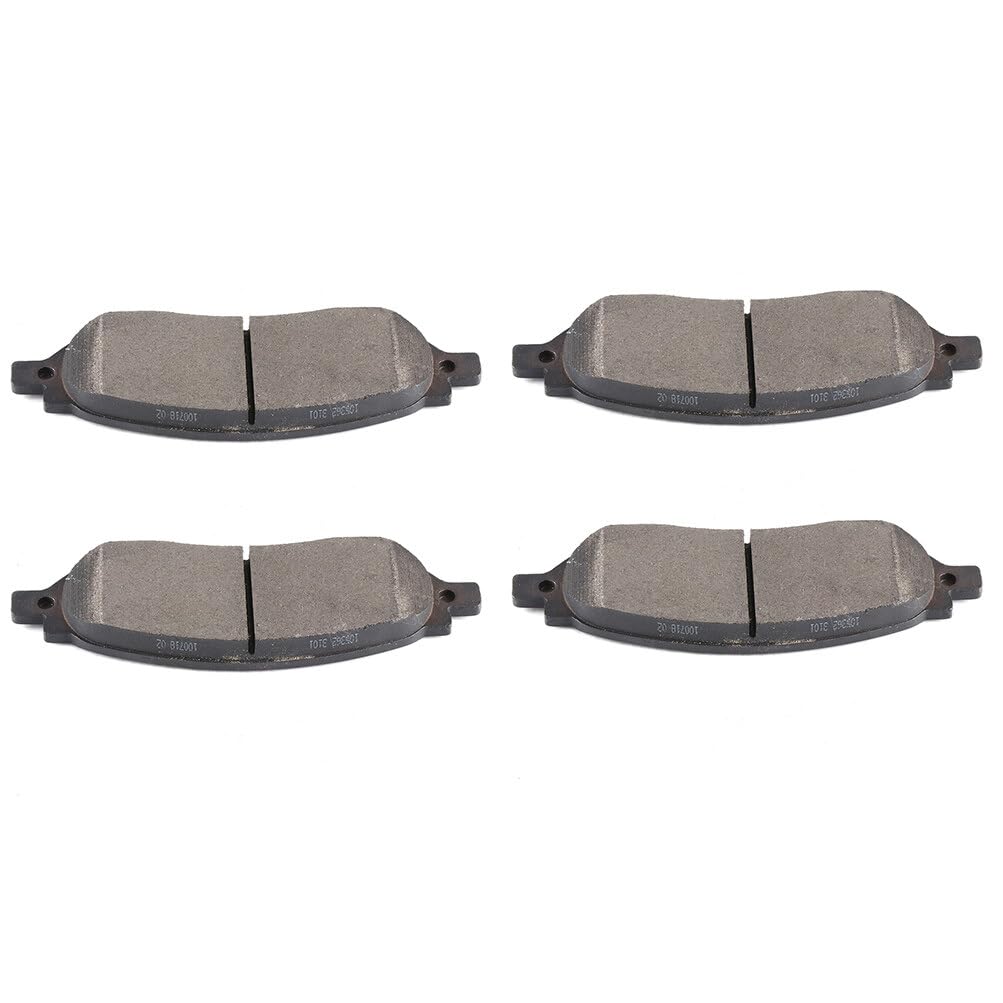 Cciyu D1068 Rear Semi-Metallic Disc Brake Pads Kit For Ford For F-250 Super Duty 2005-2007, For Ford For F-350 Super Duty 2005-2