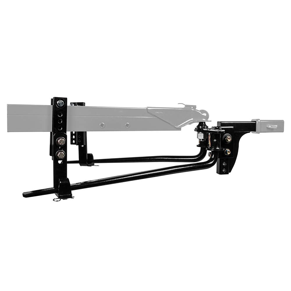 Reese 49912 Pro Round Bar Weight Distribution Hitch With Sway Control, 8,000 Lbs. Capacity, Fits Up To 7 Inch Trailer Frames, 8.5 Inch Drop Shank Included