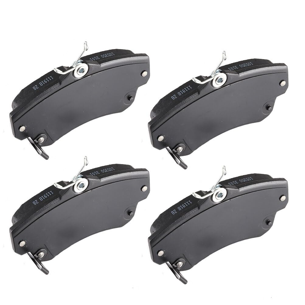 Cciyu D841 Front Semi-Metallic Disc Brake Pads Kit For Chrysler Pt For Cruiser 2001-2010,For Dodge Neon 2003-2005 4Pcs