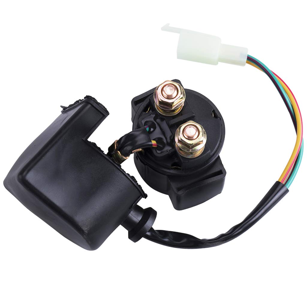 CNCMOTOK Starter Solenoid Relay for 4-Stroke GY6 50cc 125cc 150cc 200cc 250cc ATV Dirt Bikes Scooters Go Kart Dne Buggys Quad 4