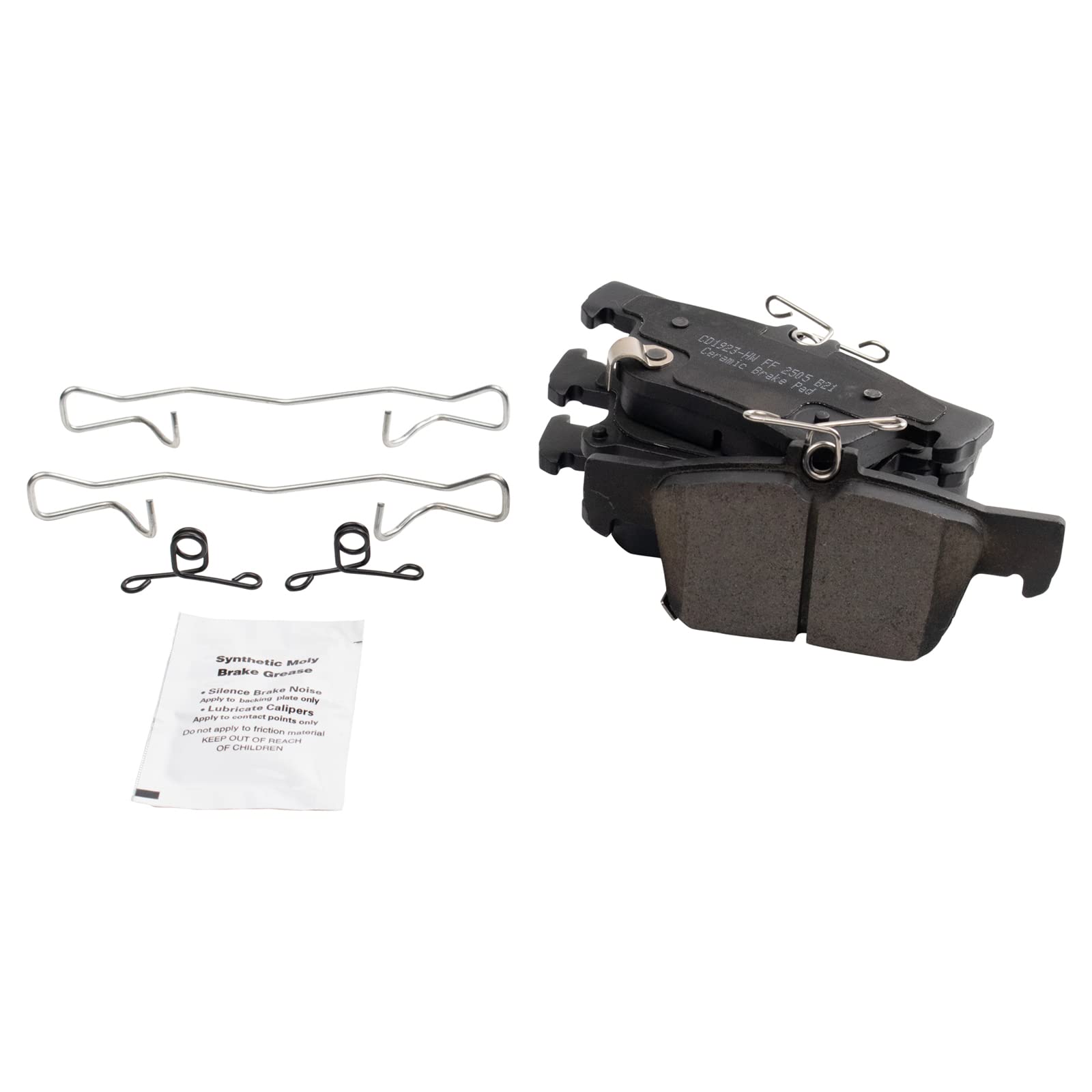 TRQ Rear Brake Pads Ceramic Compatible with 2016-2021 Buick Envision