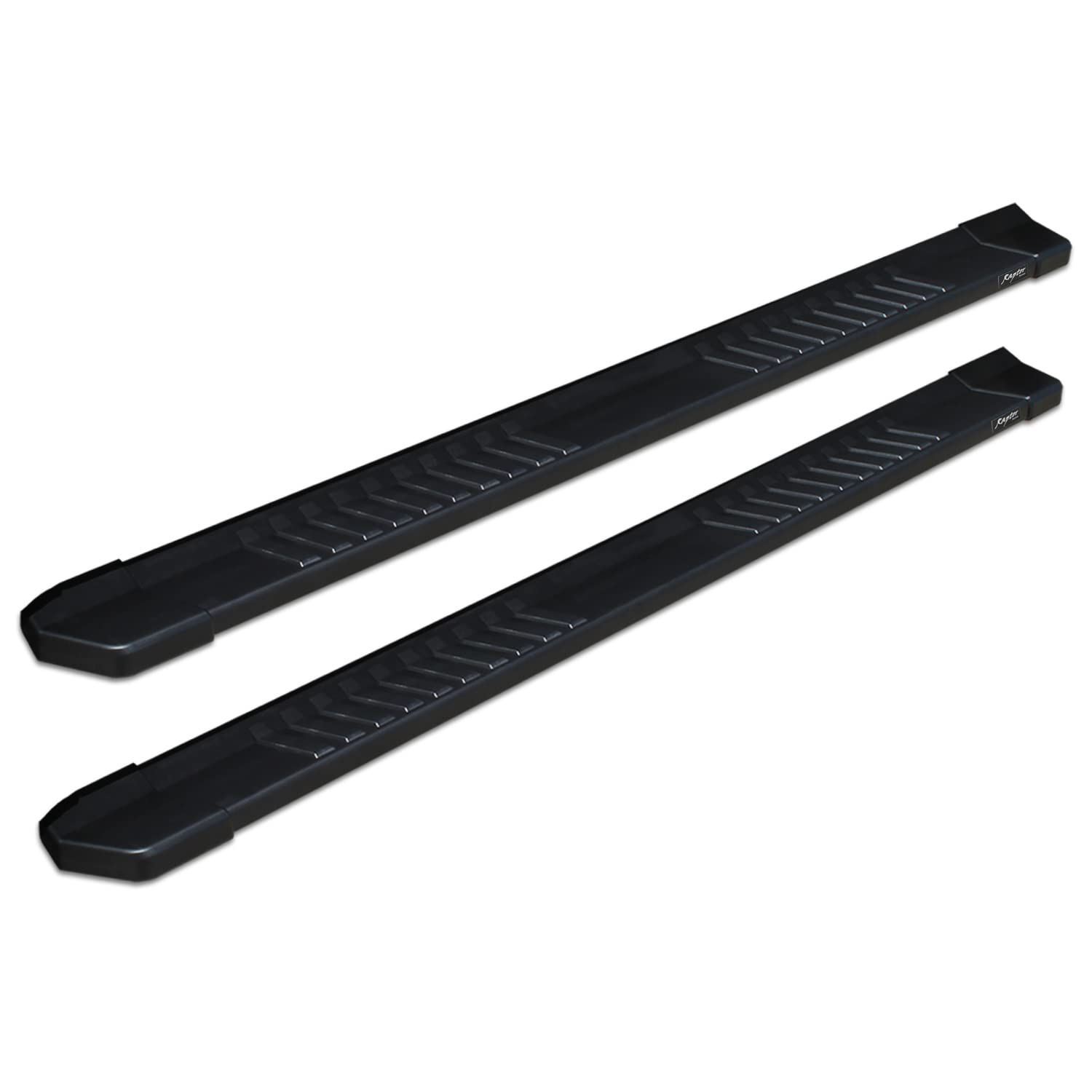 Raptor Series Running Boards Steps 6In Oem Style Black Aluminum For Crew Cab 2019-2025 Silverado Sierra 1500 And 2020-2025 2500/3500 Hd