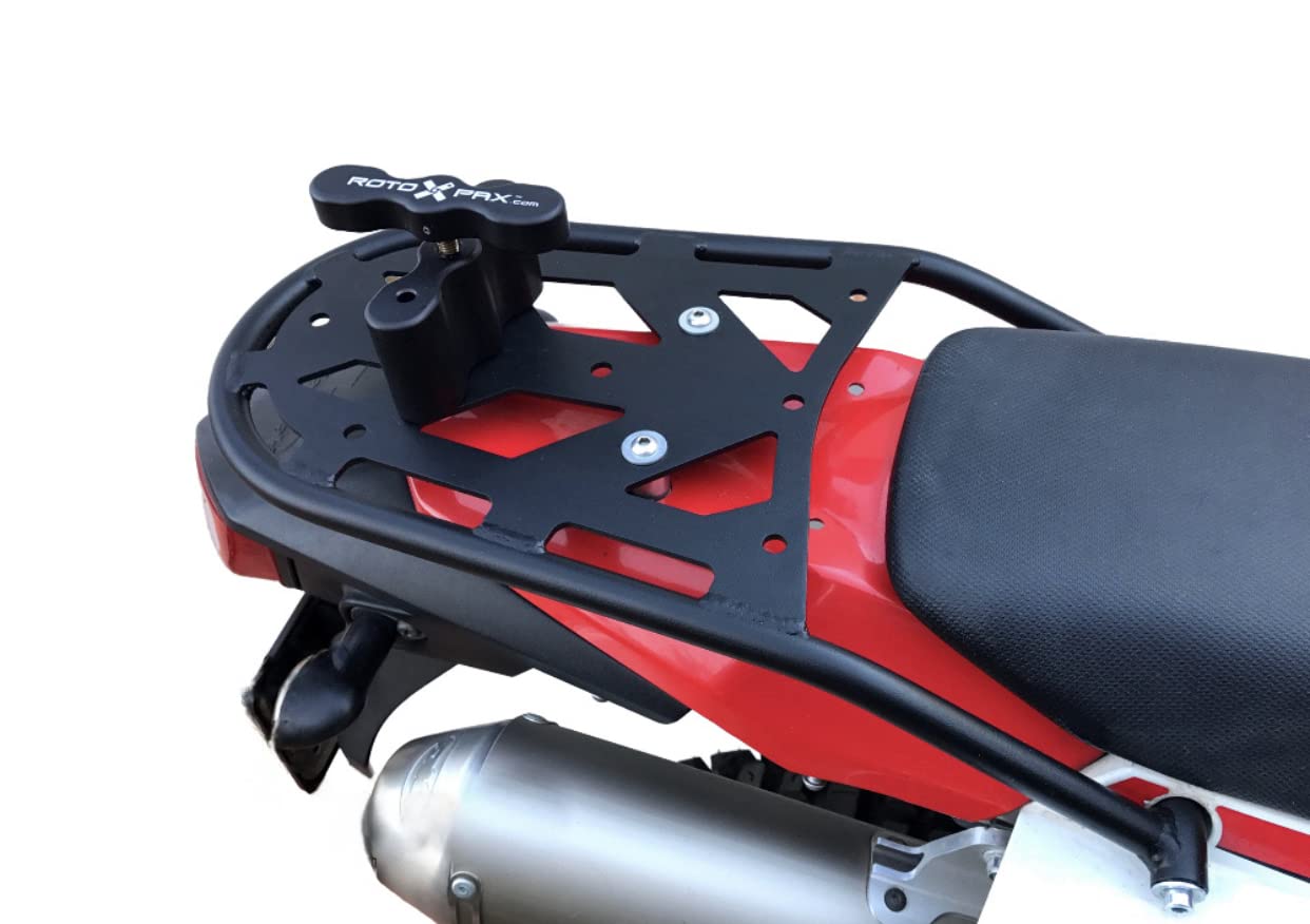 Precision Motorcycle Racks KLX230 Rear Cargo Rack, Alloy Steel, Black, for Kawasaki KLX 230 (2019-Present)