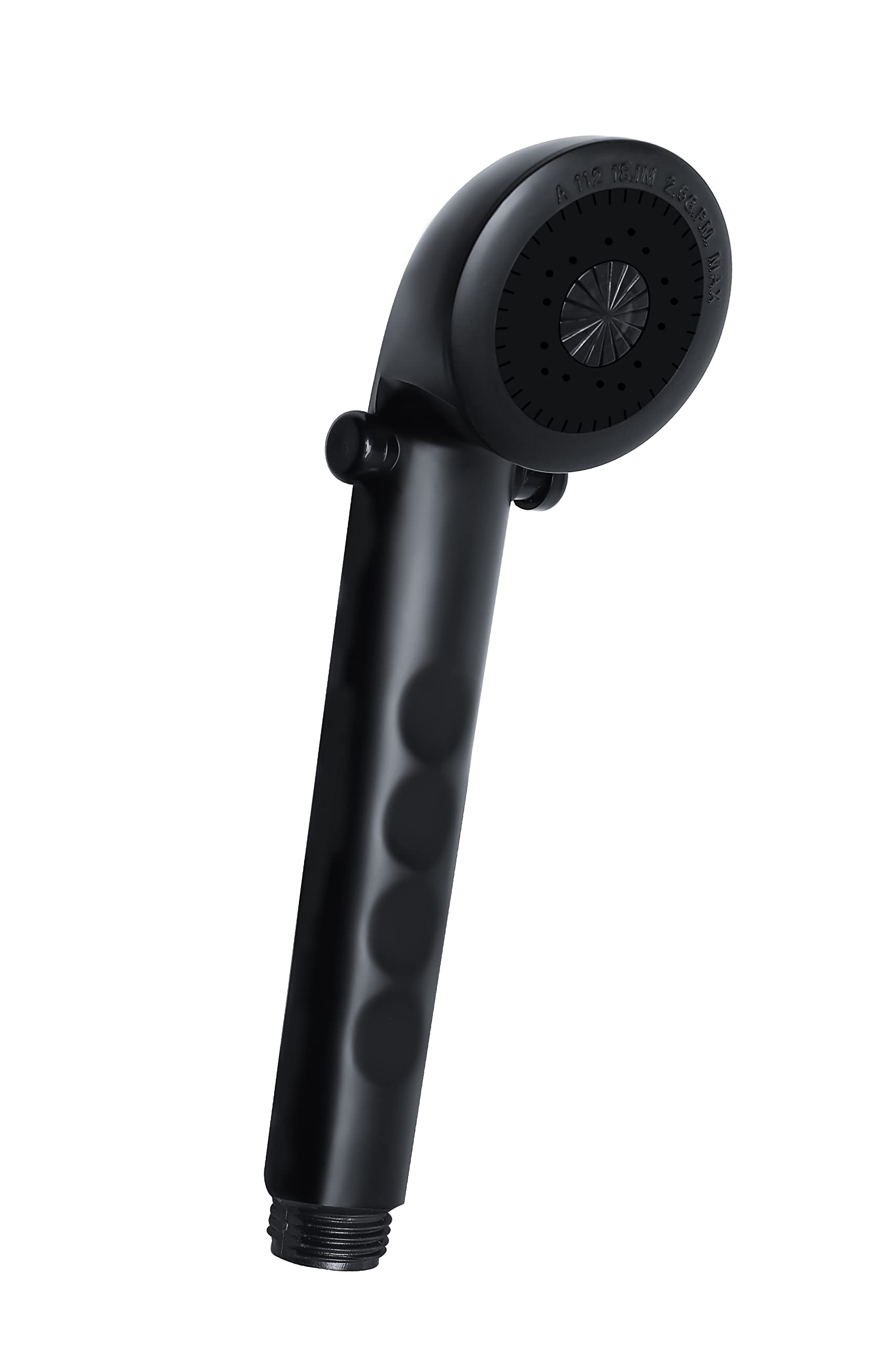 Dura Faucet Df-Sa135-Mb Economical Shower Head - Handheld Replacement Rv Shower Head Wand - Universal Water Saving Shower Head With Flow Control Trickle Switch (Matte Black)