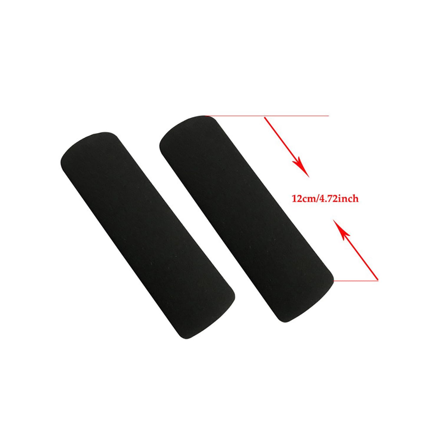 1 Pair of Foam Comfort Handlebar Grip Cover Set Motorcycle Anti Vibration Non-Slip Handlebar Grip Cover(Length 12 CM, Diameter 3
