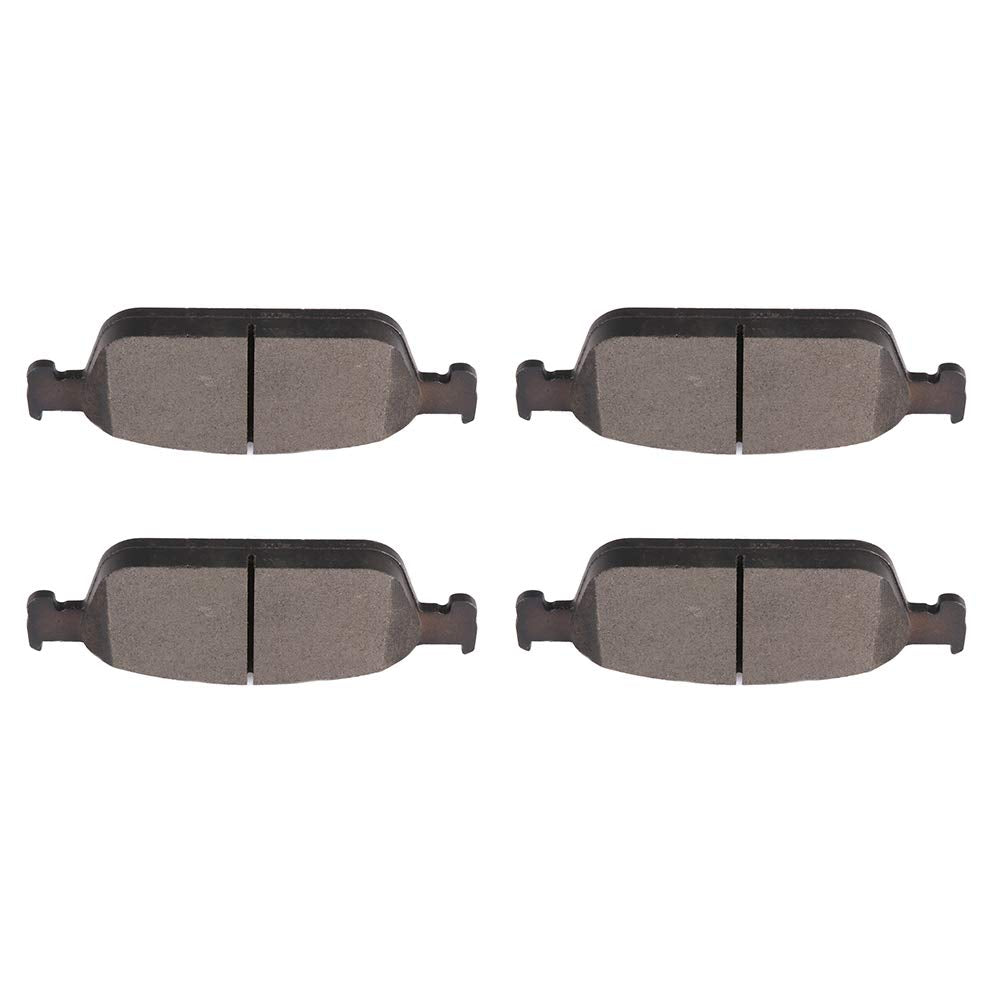Cciyu D1668 Ceramic Front Brake Pad Set Fit For 2013-2019 For Ford Escape,2013-2018 For Ford Focus,2014-2019 For Ford Transit Co
