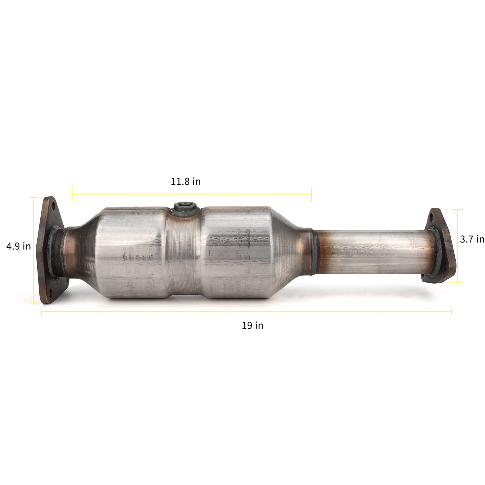 FOMIUZY High Flow Catalytic Converter Kit for Honda Accord 2003-2007 2.4L Direct-Fit