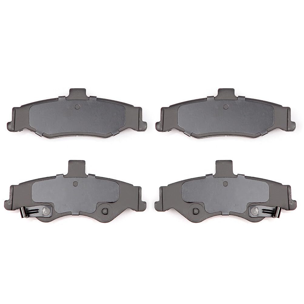 Cciyu D750 Rear Semi-Metallic Disc Brake Pads Kit For Chevrolet Camaro 1998-2002,For Pontiac Firebird 1998-2002 4Pcs