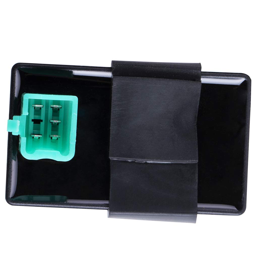 CNCMOTOK CDI Box Ignition Coil 5 Pin Regulator Rectifier Relay Spark Plug for Kazuma Meerkat 50cc Falcon 70cc 90cc 110cc Taotao
