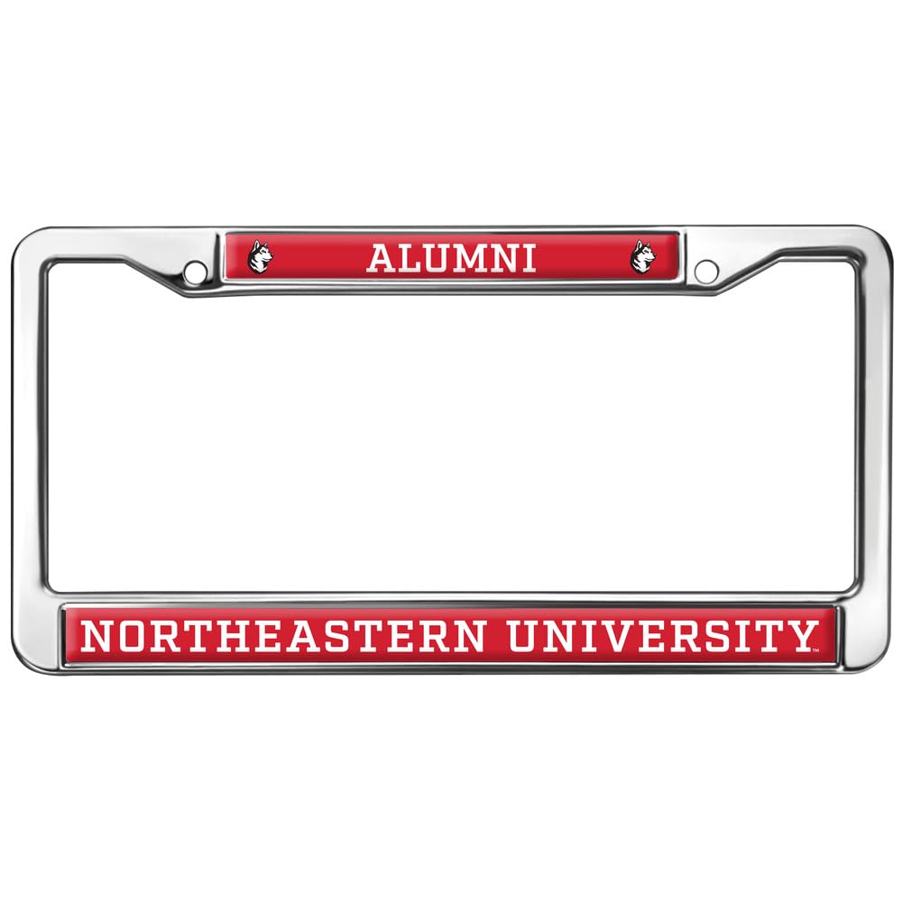 Northeastern University Alumni Full Size Standard License Plate Metal Frame