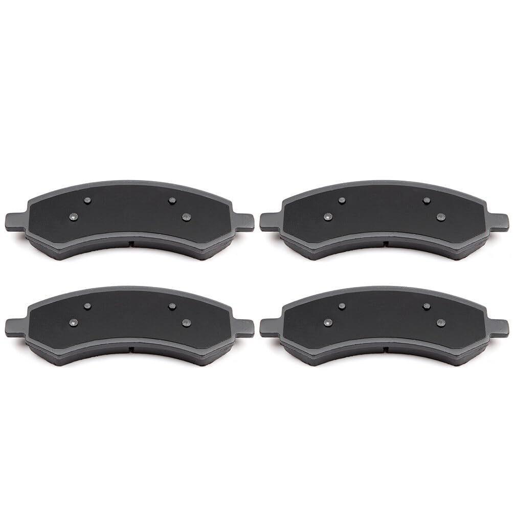 Cciyu D1084 Front Ceramic Disc Brake Pads Kit For Chrysler Aspen For Dodge Dakota Durango Ram 1500 For Jeep Wrangler For Mitsubi