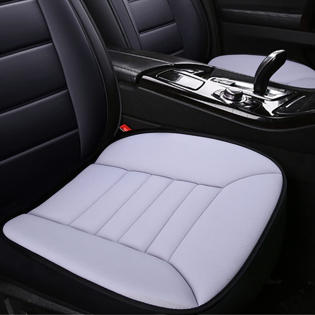 Myfamirea Car Seat Cushion Pad Comfort Seat Protector For Car Driver Seat Office Chair Home Use Memory Foam Seat Cushion With No