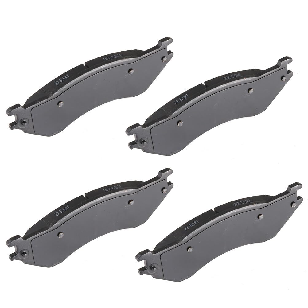 Cciyu D1077 Rear Semi-Metallic Disc Brake Pads Kit For Dodge Ram 1500 2006-2008,For Dodge Ram 2500 2001-2008,For Dodge Ram 3500