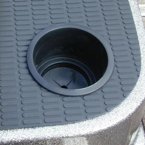 T H Marine Lch1Dp Large Cup Holder Black (Bulk) Large Cup Holder