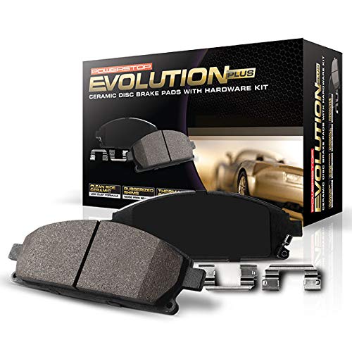 Power Stop 17-1432, Z17 Front Ceramic Brake Pads with Hardware For 2012-2017 Azera | 2010-2012 Santa Fe | 2013-2018 Santa Fe Spo