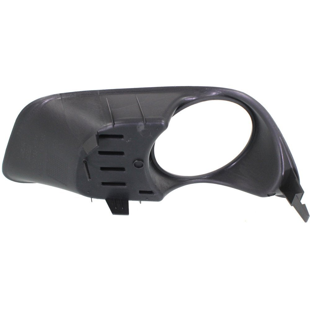 Evan-Fischer Fog Light Trim Compatible With Grand Caravan 11-15 Molding Bezel Black W/Hole Right Side