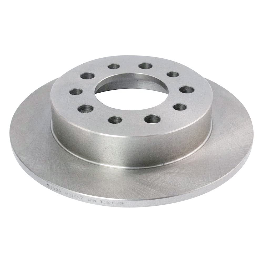 Trq Rear Brake Rotors Set Solid Compatible With 2003-2008 Hyundai Tiburon