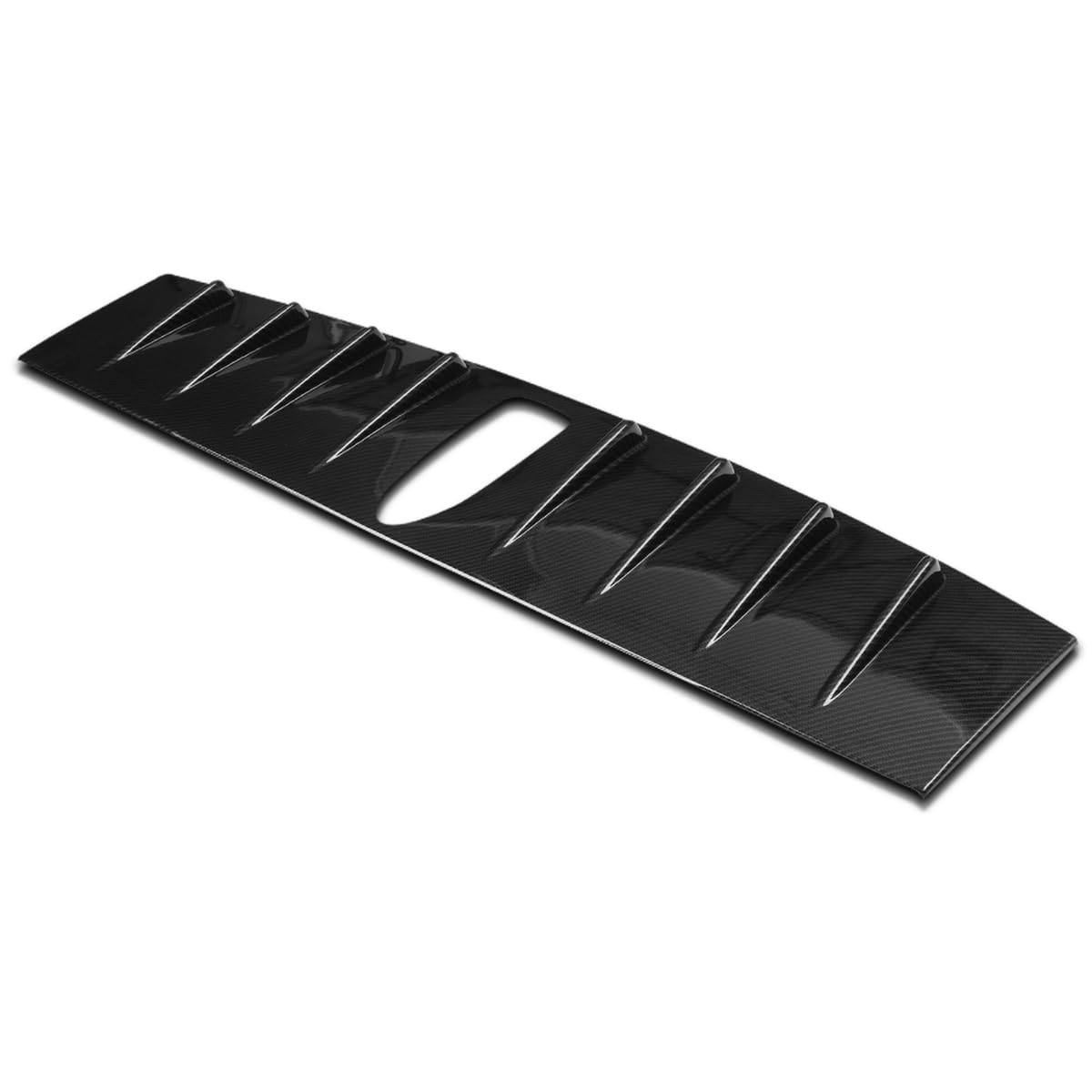 Spec-D Tuning Carbon Fiber Painted Abs Shark Fin Vortex Generator Compatible With 2015-2021 Subaru Impreza Wrx Sti Models