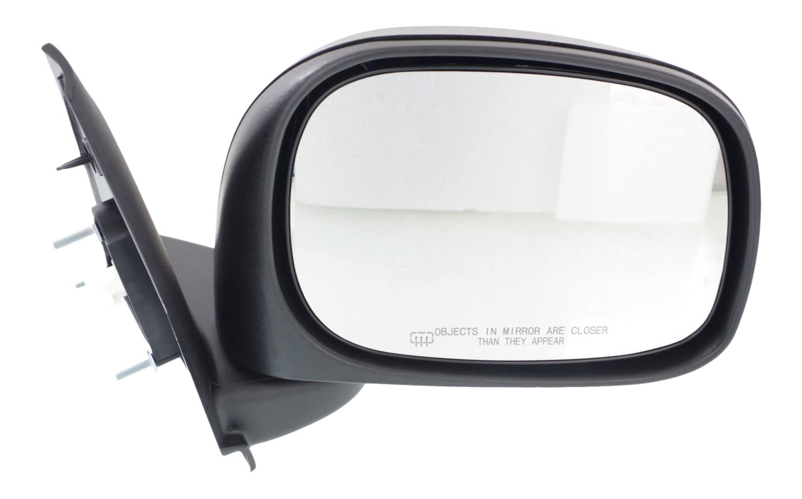 Kool Vue Passenger Side Power Heated Mirror for Dodge Ram 1500 2002-2008 Without Signal Light, Blind Spot Monitor & Puddle Lamp 