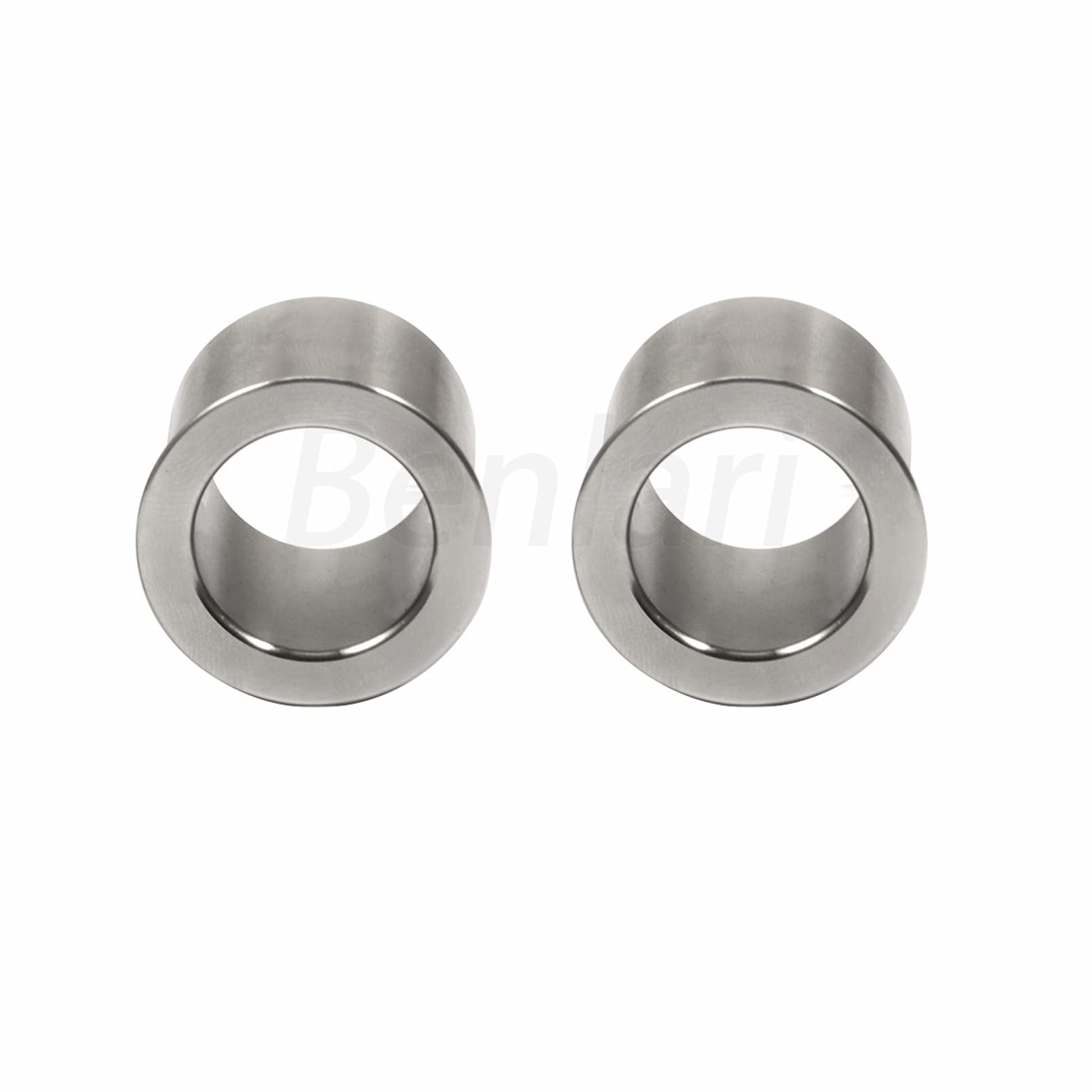 Benlari Stainless Steel Wheel Bearing Reducer 1'' to 3/4'' Axle Reducer Spacer Compatible for Harley Davidson Touring Softail Dy