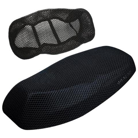 Lakshmina Enterprises 4XL_051 3D Net Scooty Seat Cover Bike Seat Cover Seat Cover Activa 5G Black