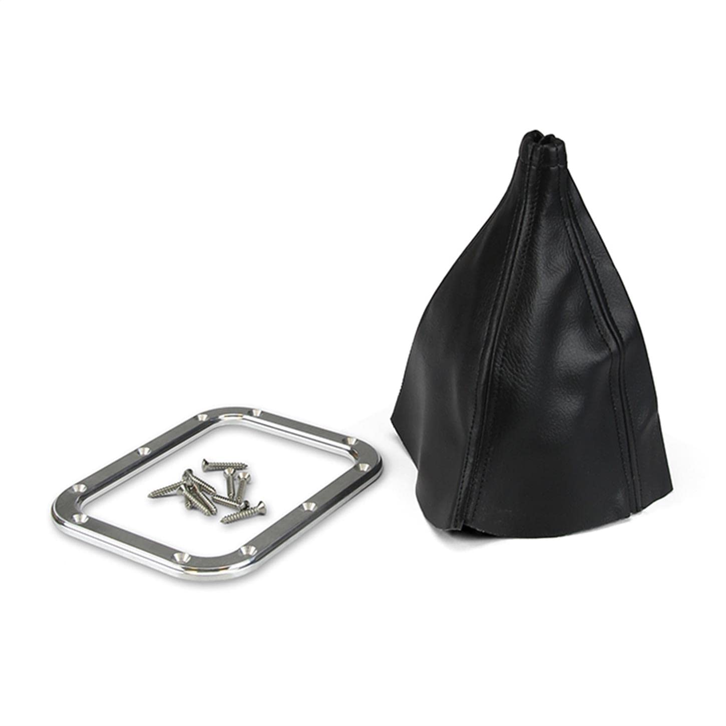 Lokar 70-Bfmb Billet Rectangular Boot Ring With Boot, Black