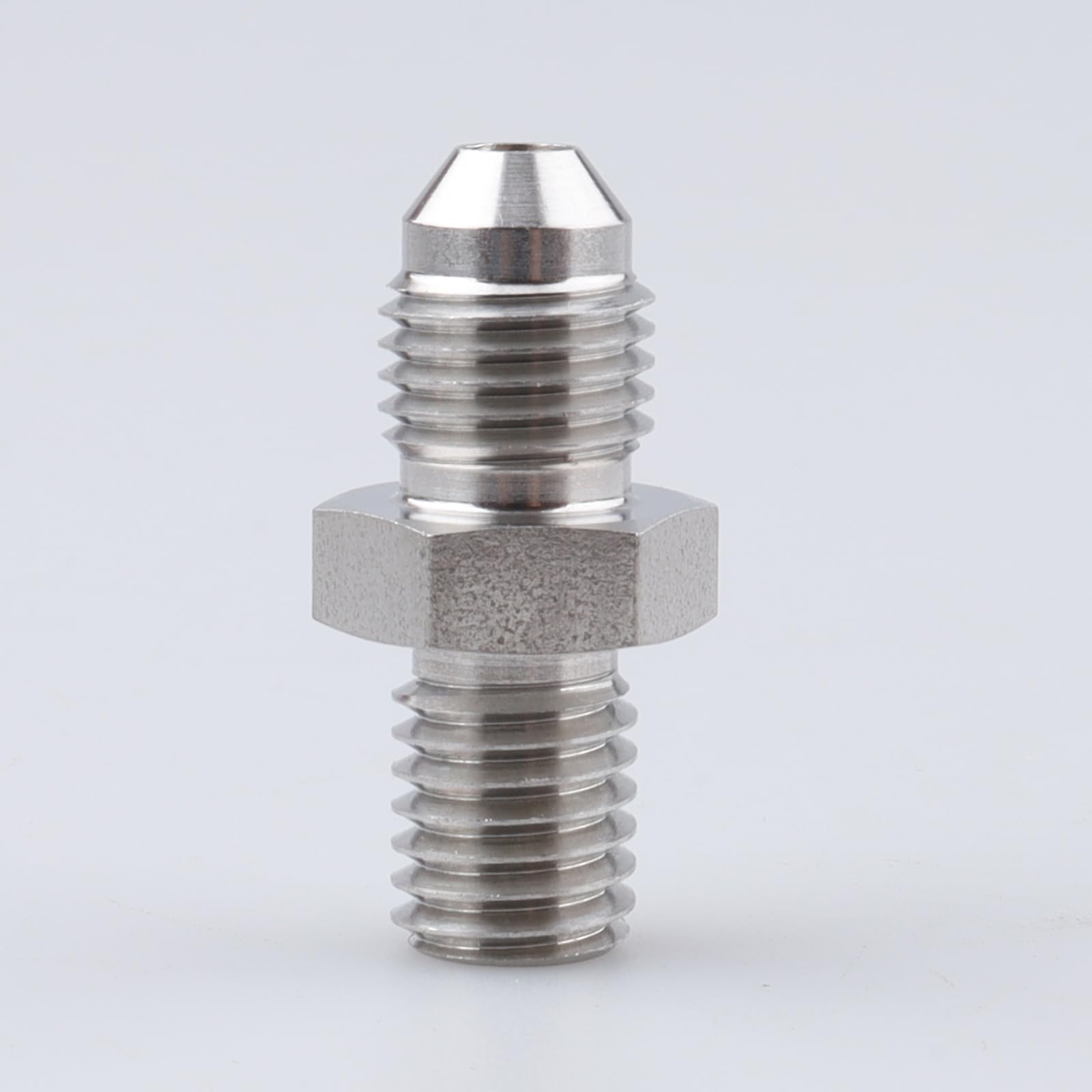 AC PERFORMANCE Male M10 x 1.5 Metric Thread to -4 AN Flare Adapter Stainless Steel