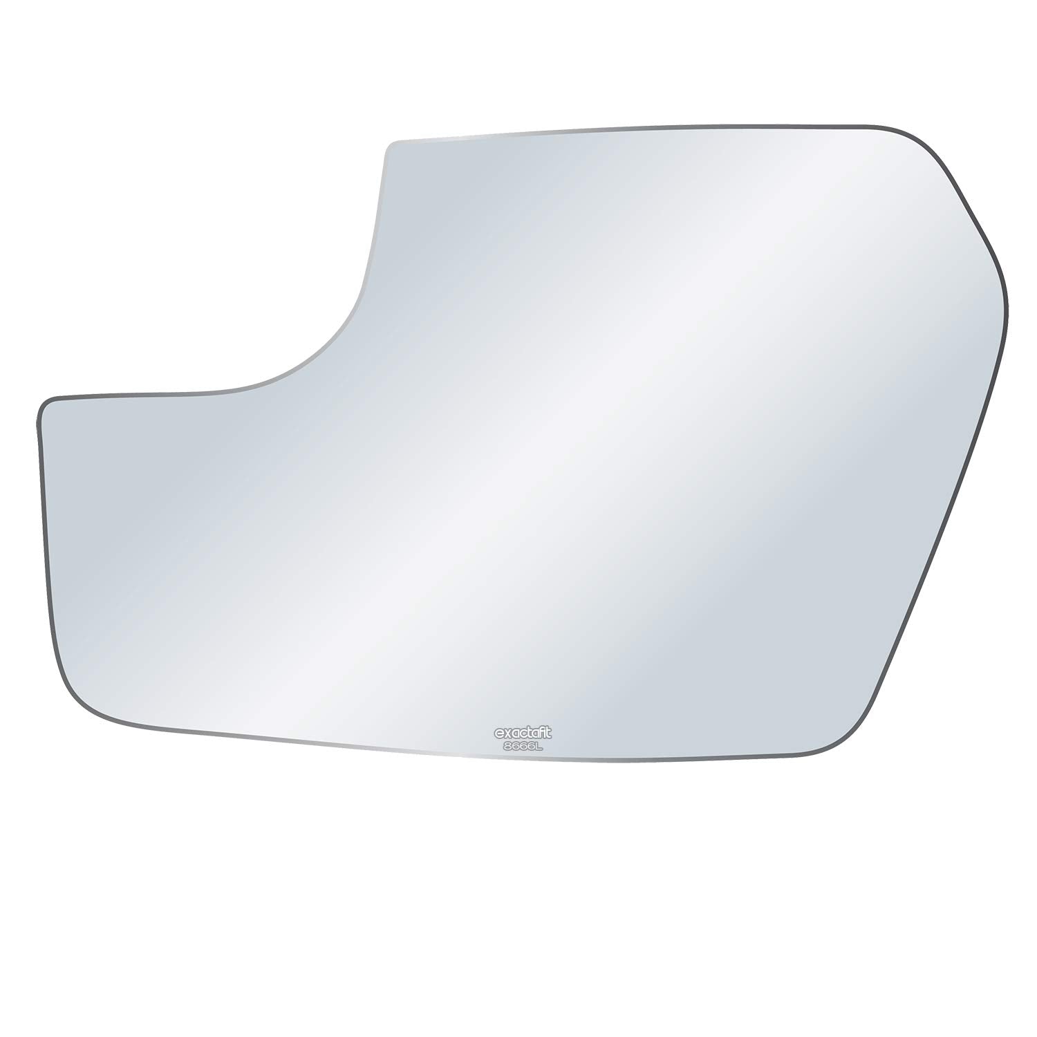 exactafit 8666L Driver Side Mirror Glass (Lower) Left Replacement Compatible With 2011-2012 Ford Fusion, 2011 Mercury Milan