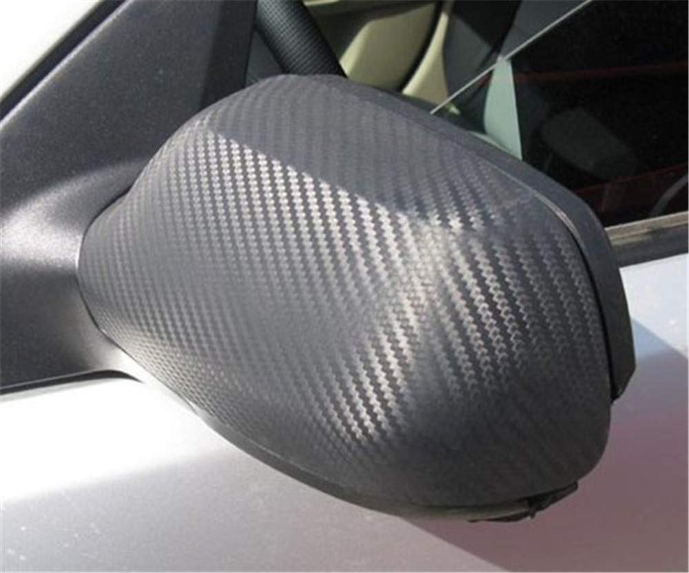 Diyah 3D Black Carbon Fiber Film 120'' X 48'' / 10 Ft X 4 Ft Twill Weave Vinyl Sheet Roll Wrap Diy Decals