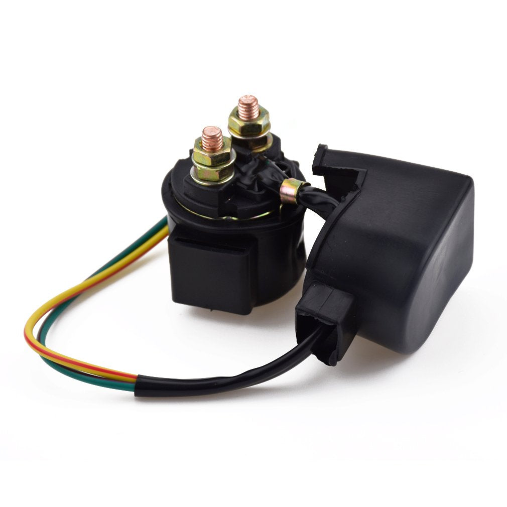 HIAORS Starter Solenoid Relay for 50cc-250cc ATVs & Go Karts, Model IG011, Green Wire