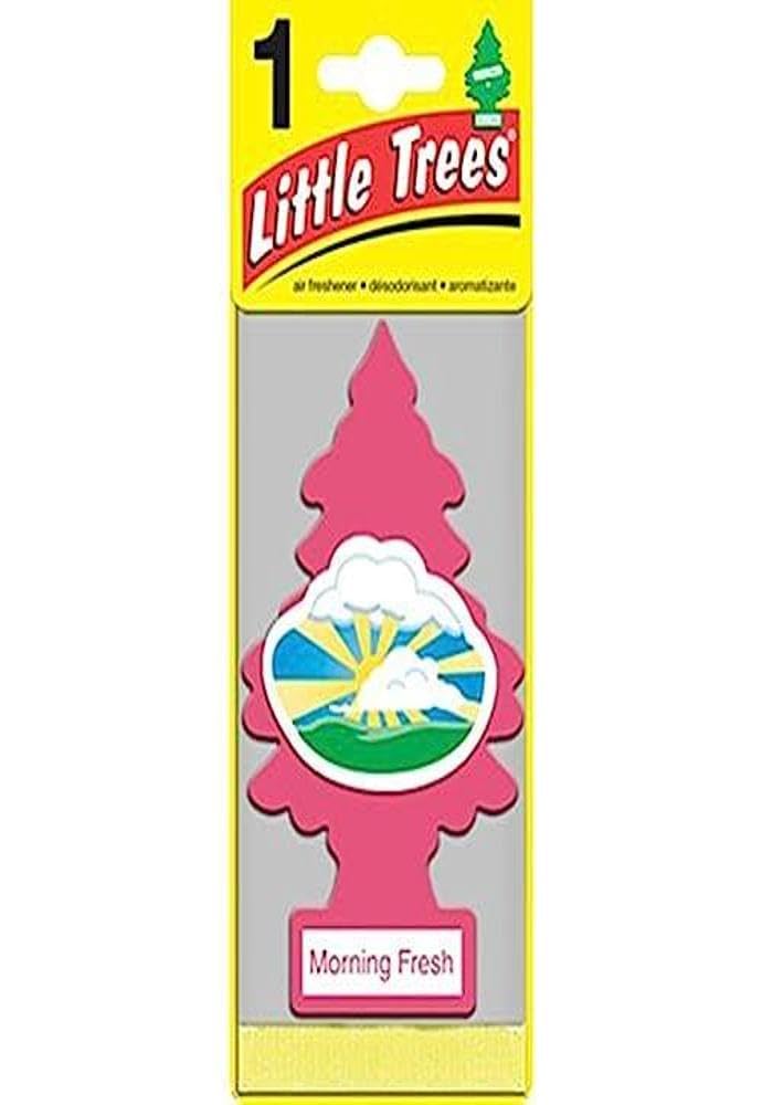 Little Trees Car Air Freshener | Hanging Paper Tree For Home Or Car | Morning Fresh | Pack Of 3