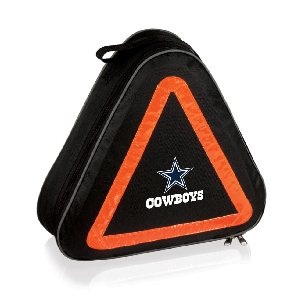 PICNIC TIME NFL Dallas Cowboys Roadside Emergency Car Kit, Auto Vehicle Safety Road Side Assistance with Jumper Cables and Car T