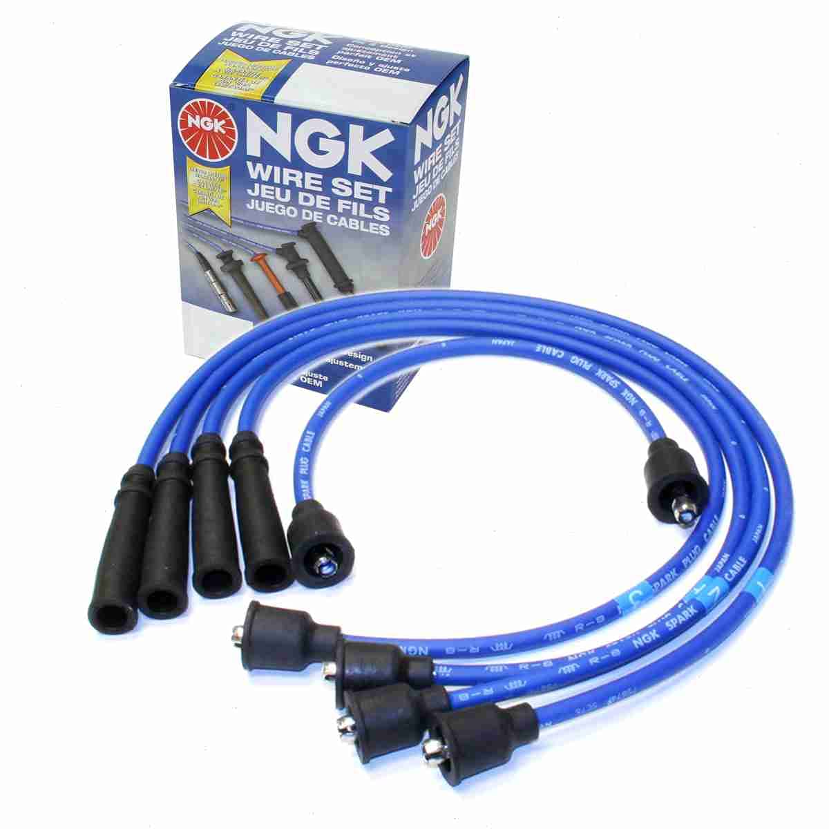NGK Spark Plug Wire Set compatible with Suzuki Samurai 1.3L L4 1985-1995