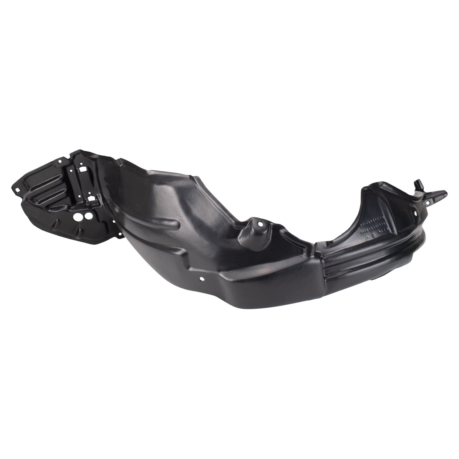 Trq Inner Fender Liner Set Compatible With 2012-2014 Toyota Yaris To1248168 To1249168