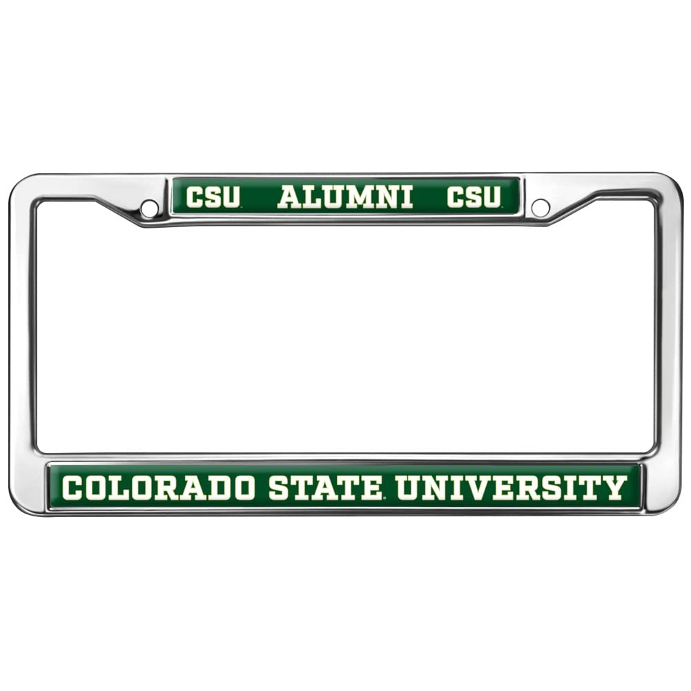 Colorado State University Alumni Logo Full Size Standard License Plate Metal Frame