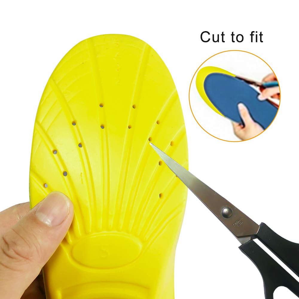 Shoe Insoles For Men Women And Kids, Memory Foam Insoles, Comfortable Sports Shoe Inserts For Shock Absorption And Relieve Foot