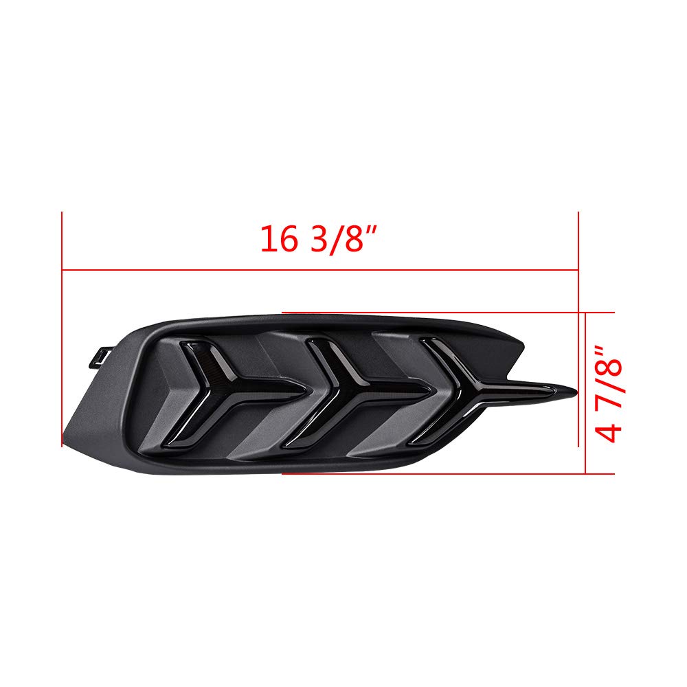 2Pcs Rear Brake Tail Light Lower Bumper Reflex Lamp Fishbone Style Tail Lamp Compatible With 2016-20 Civic Sedan 10Th Gen Red