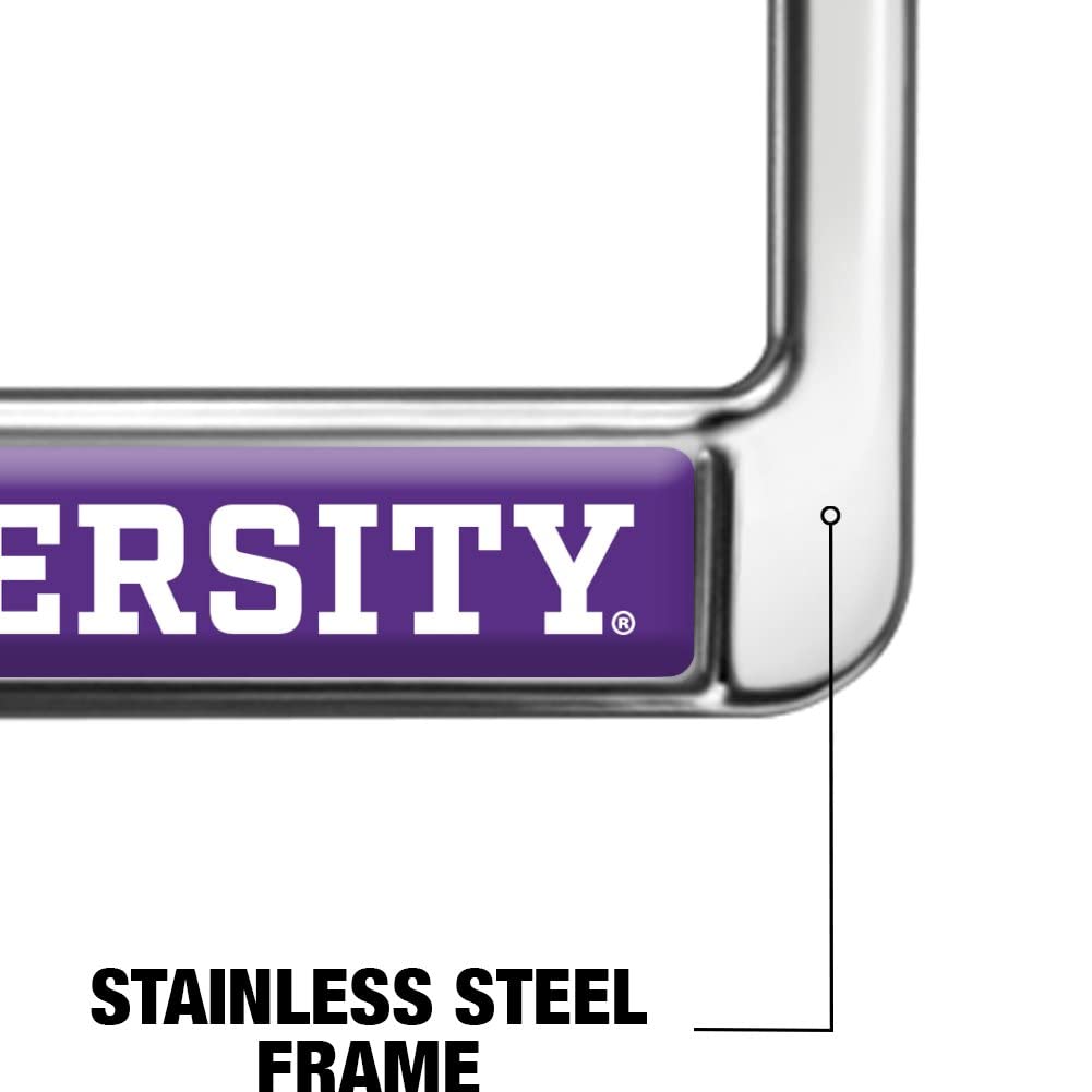 Texas Christian University Alumni Logo Full Size Standard License Plate Metal Frame