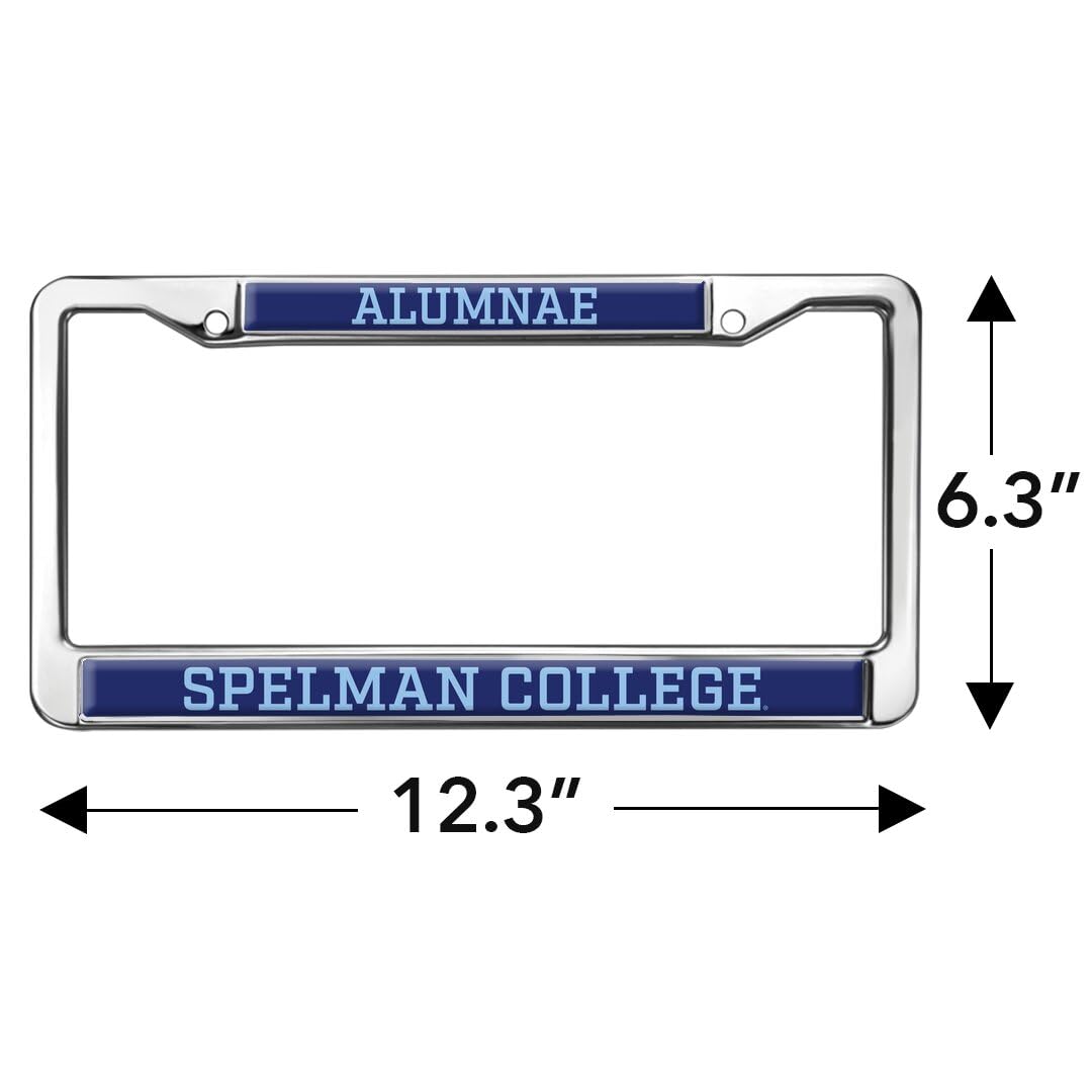 GRAPHICS & MORE Spelman College Alumni Metal License Plate Frame - Full Size, Spelman Jaguars Color